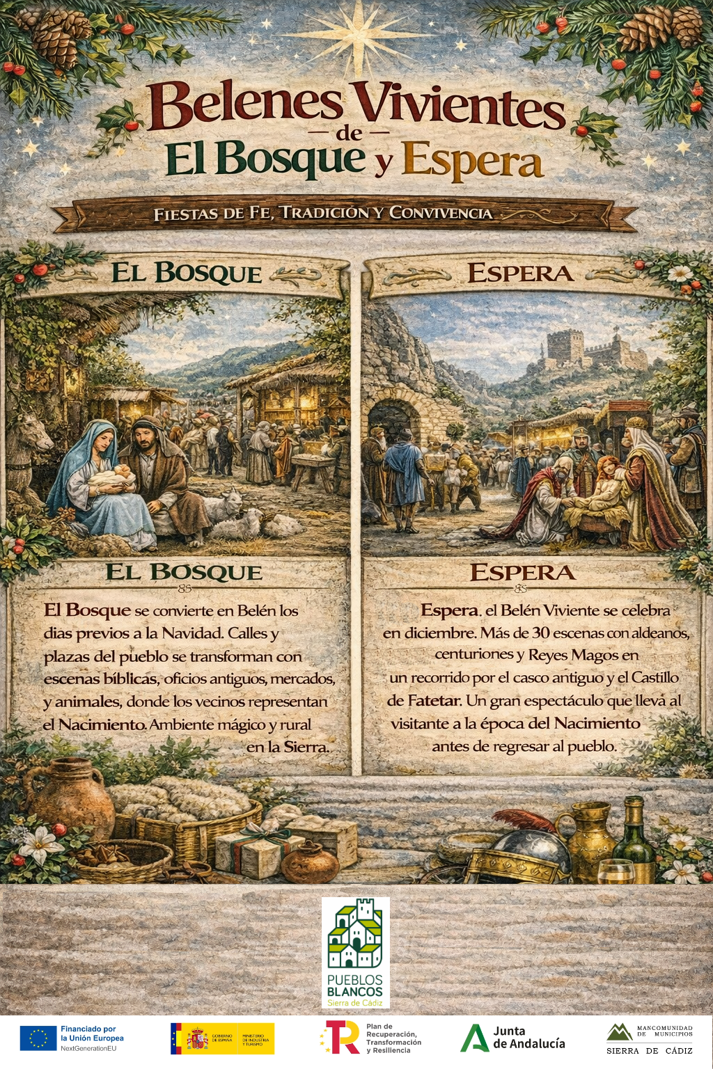 Belén Viviente El Bosque y Espera