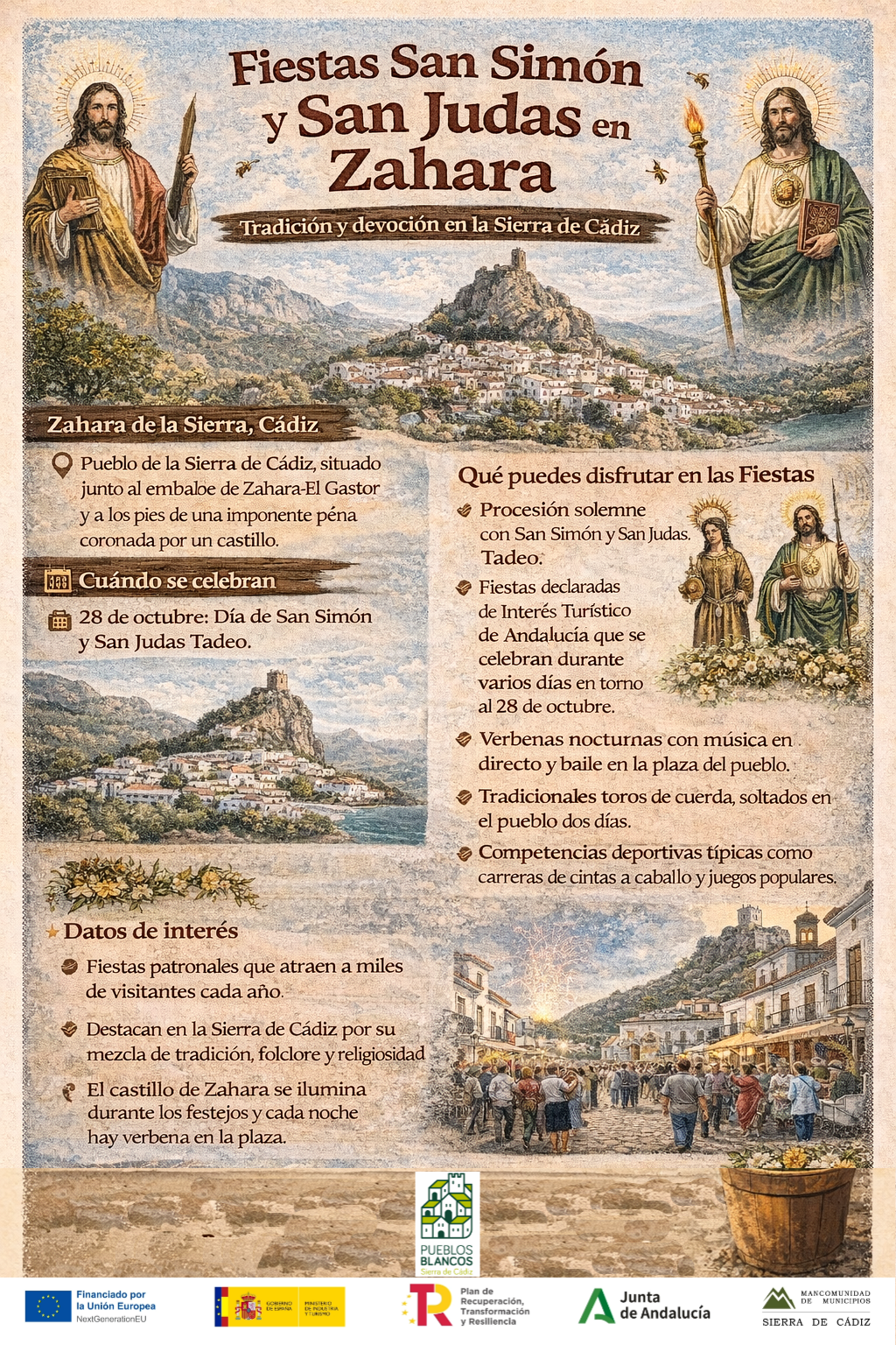 Fiestas de San Simón y San Judas En Zahara