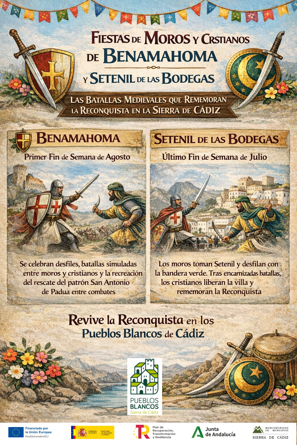 Moros y Cristianos Benamahoma y Setenil